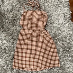 Pacsun checkered mini dress
